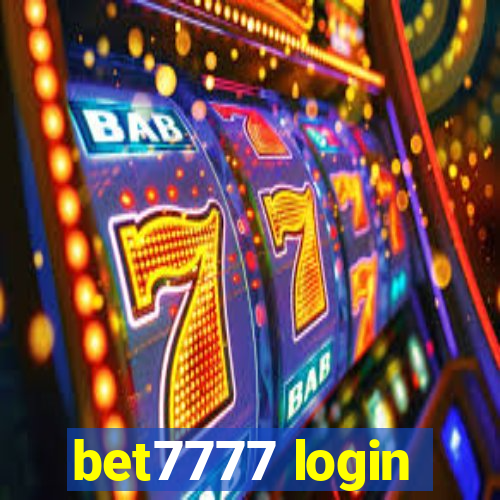 bet7777 login